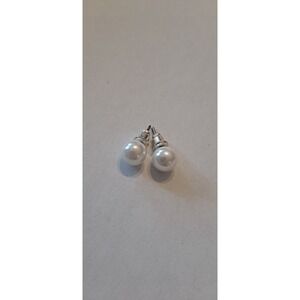 Faux Pearl Stud Earrings